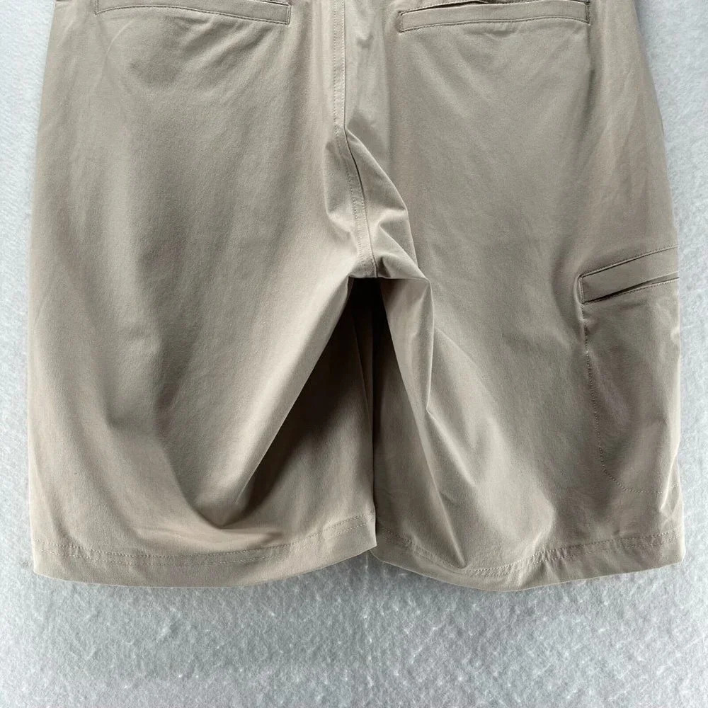 Columbia Shorts Mens 34Wx10L Regular Fit Cargo Performance Stretch Walking Beige - Picture 6 of 12
